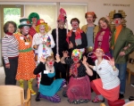 For the April Fool's Service, Rev Jusby and the Clown Entourage